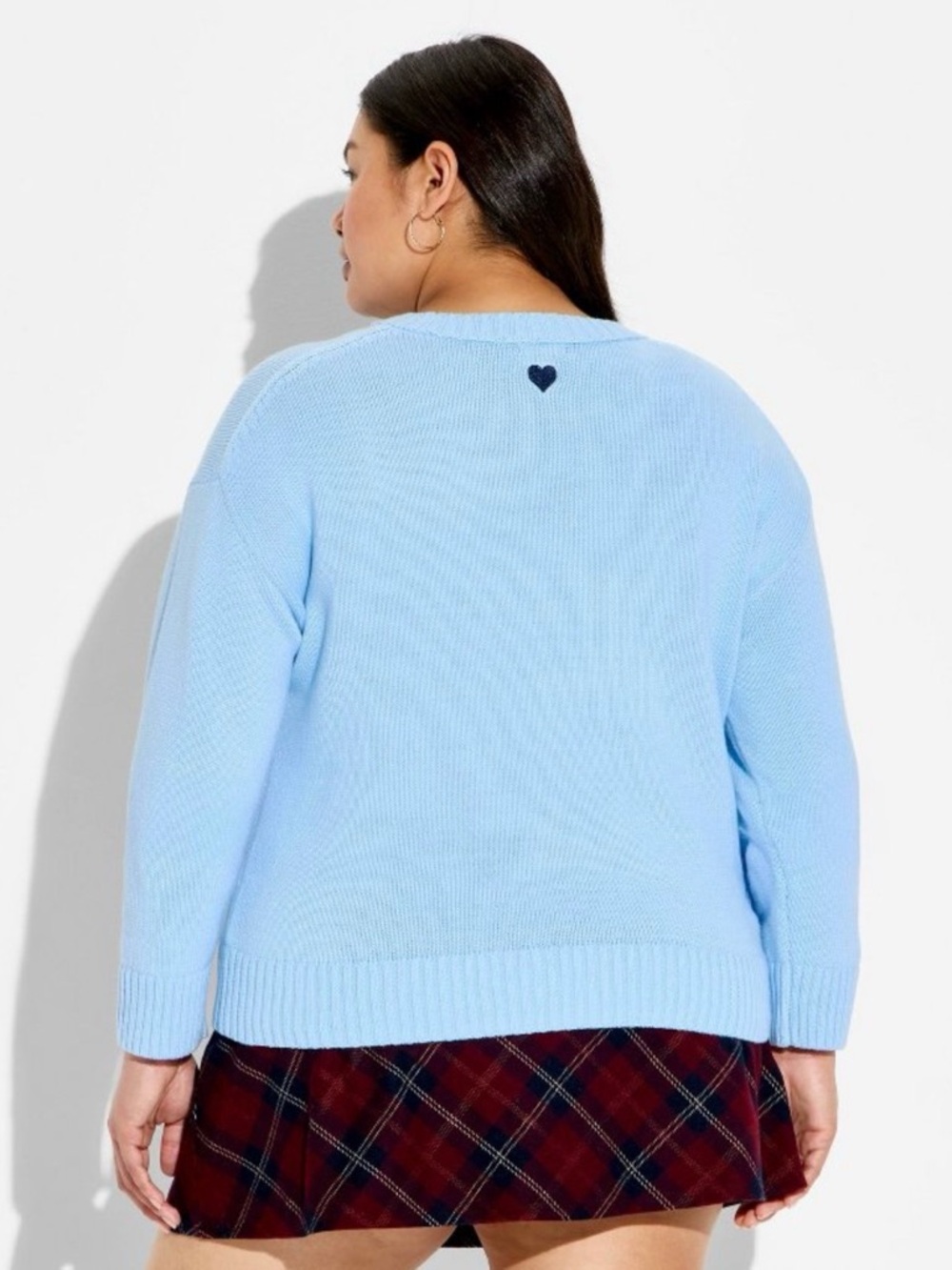 Women’s wild fable Light Blue "Emotionally Unavailable" Crewneck PulloverSweater - Picture 2 of 7